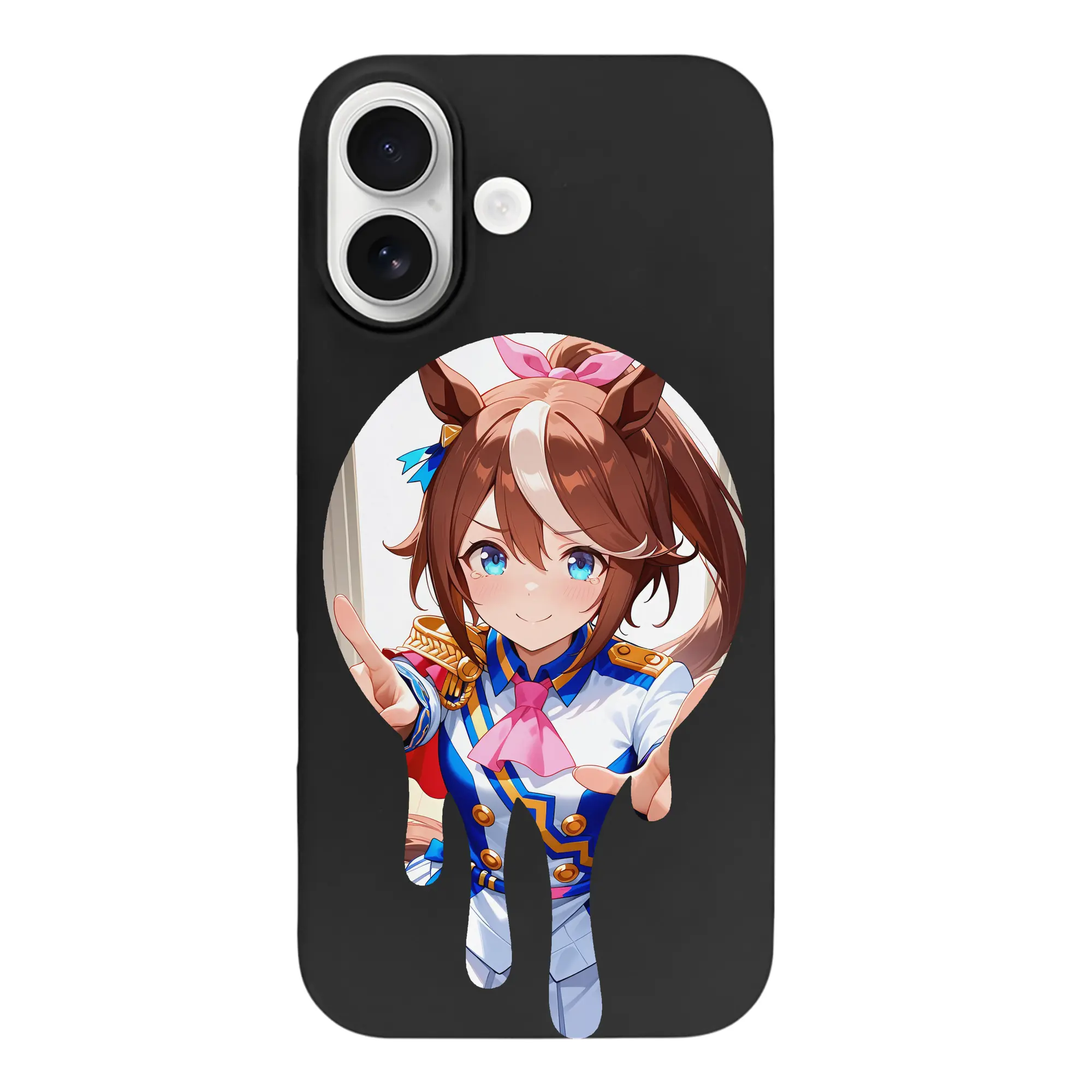 ウマ娘 プリティーダービー グッズ スペシャルウィーク - iPhone 17 シリーズ シリコンケース 薄型 耐衝撃 指紋防止 ソフトタッチカバー 精密フィット 傷防止 保護ケース iPhone 17/17 Air/17 Pro/17 Pro Max 対応